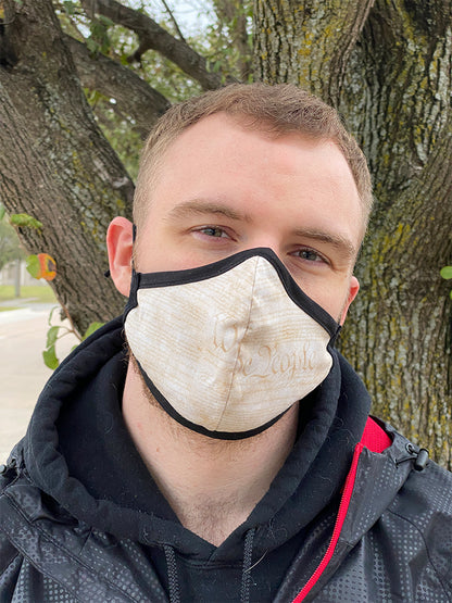 Four Layer Fully Wired Protective Cloth Face Mask - Made in USA - 1776, Adult