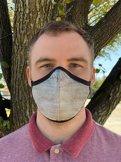 Four Layer Fully Wired Protective Cloth Face Mask - Made in USA - 1776, Adult