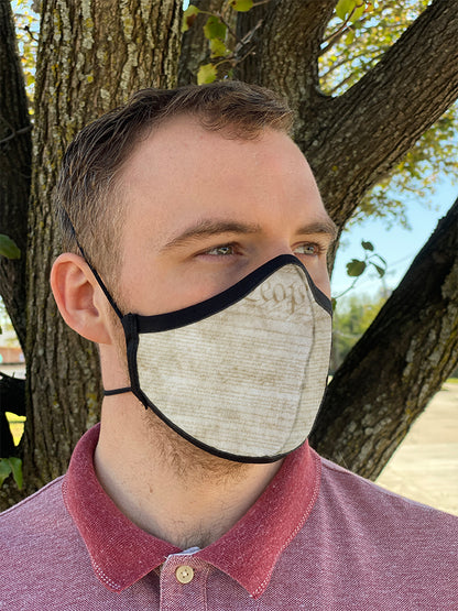 Four Layer Fully Wired Protective Cloth Face Mask - Made in USA - 1776, Adult