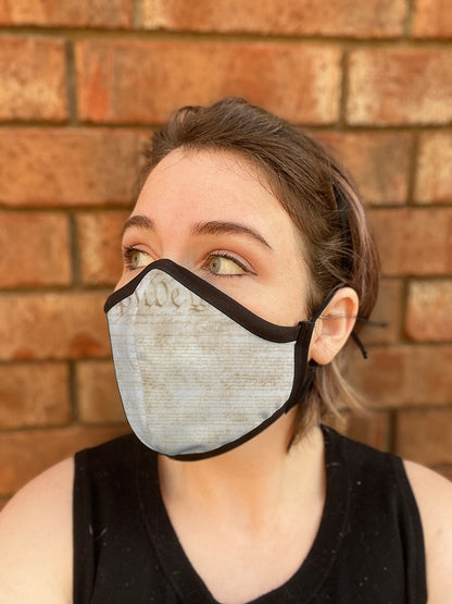 Four Layer Fully Wired Protective Cloth Face Mask - Made in USA - 1776, Adult