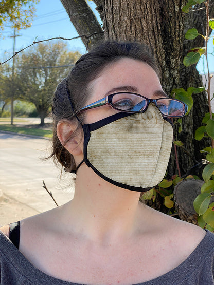 Four Layer Fully Wired Protective Cloth Face Mask - Made in USA - 1776, Adult